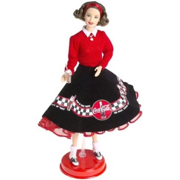 Barbie Coca-Cola 2 2000 collectors edition Barbie doll - Picture 1 of 3